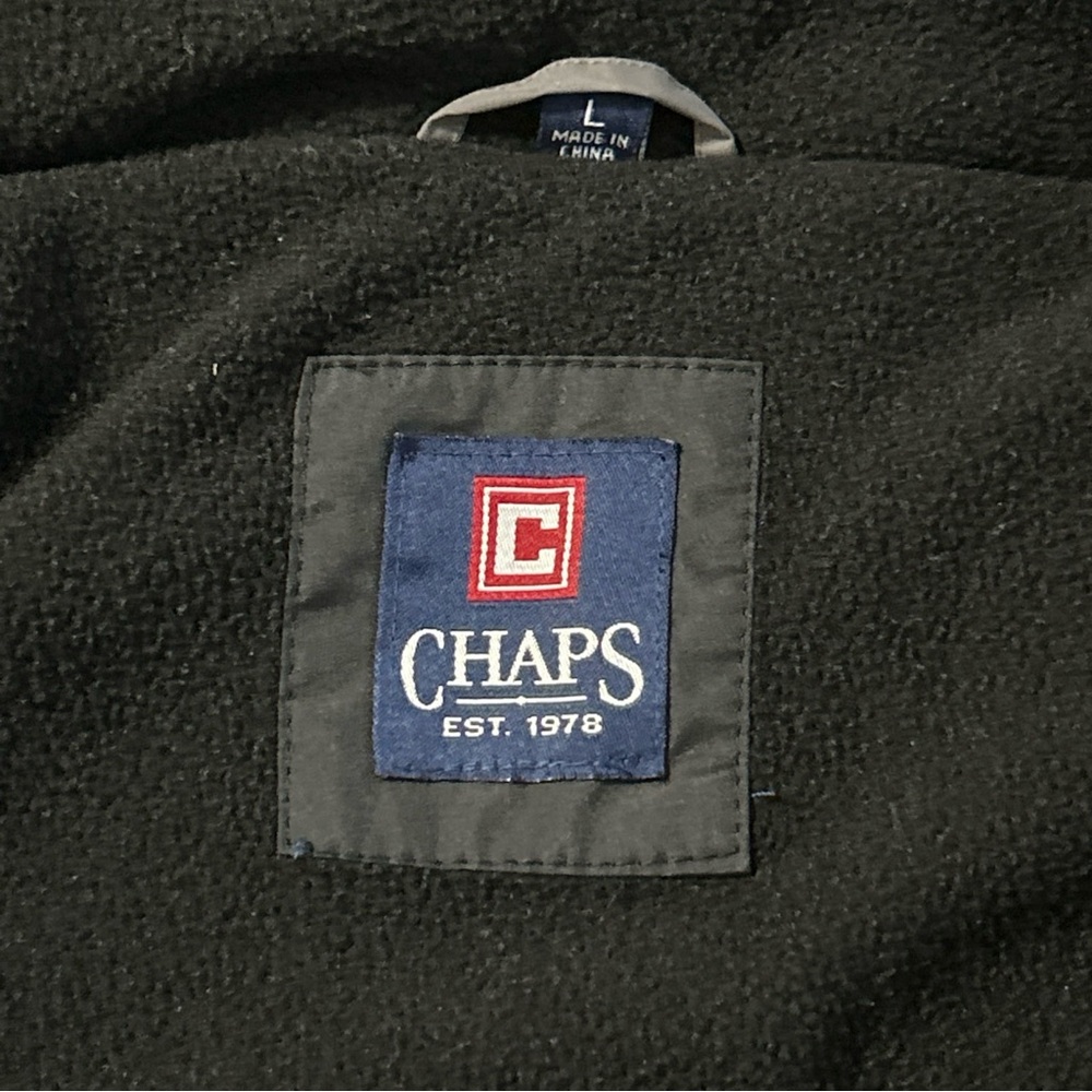 Chaps Black And Gray Performance Jacket Weather-R… - image 2